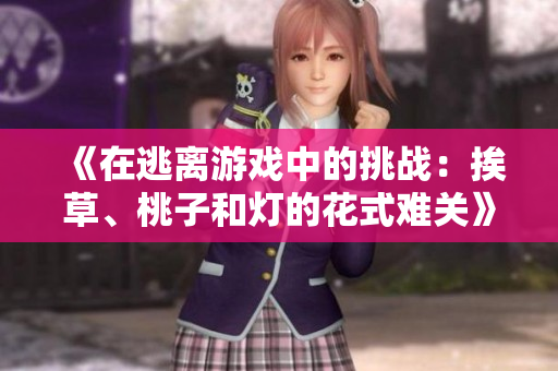 《在逃离游戏中的挑战：挨草、桃子和灯的花式难关》