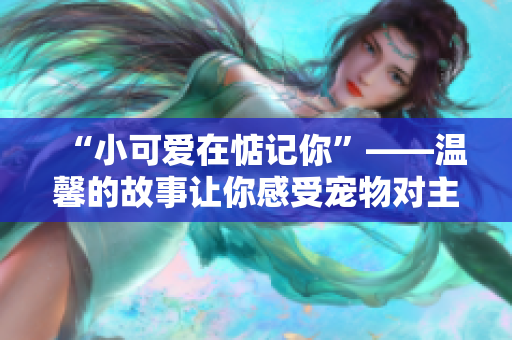 “小可爱在惦记你”——温馨的故事让你感受宠物对主人的深情厚爱