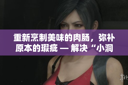 重新烹制美味的肉肠，弥补原本的瑕疵 — 解决“小洞需要大肉肠”的问题